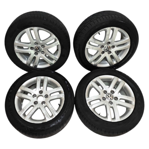 Jogo Roda Aro 16 C/Pneu 205/55 Vw Jetta 2009/2011 C/Detalhe - Imagem 9