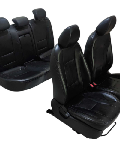 JOGO BANCO COURO HYUNDAI I30 1.8 2013 2014 2015 2016 PRETO - Imagem 2