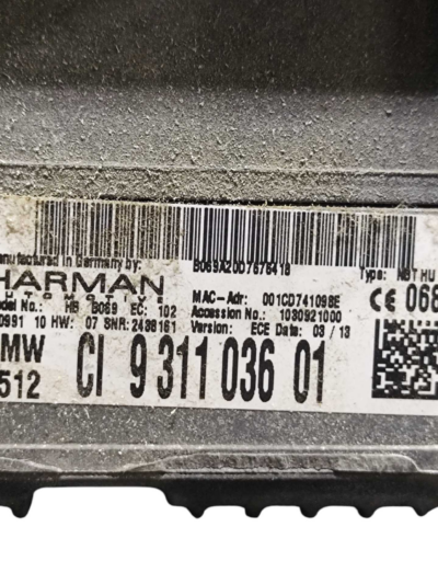 MODULO RADIO BMW 320i 2.0 2013 2014 2015 V931103601 - Imagem 4