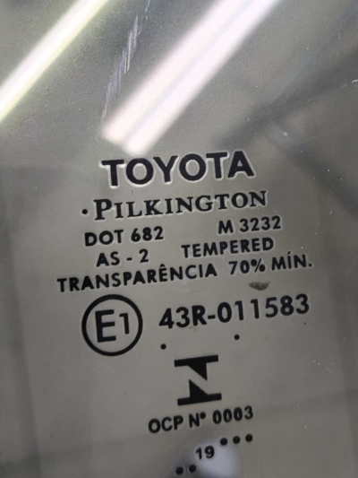 VIDRO DIANTEIRO ESQUERDO TOYOTA COROLLA XEI 2017 A 2019 - Imagem 6