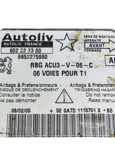 MÓDULO CENTRAL 9652275980 PEUGEOT 206 / 2004 2005 A 2008 - Imagem 4
