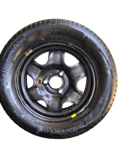 Roda Aro 14 3 Furos C/Pneu 165/70 Renault Kwid 2019 a 2021 - Imagem 1