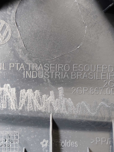 Forro Porta Tras Esq Volkswagen T-cross Tsi 2020 A 2022 - Imagem 9