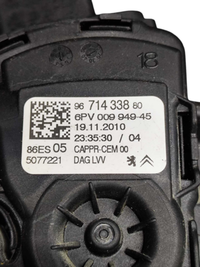 PEDAL ACELERADOR 9671433880 PEUGEOT 308 2013 2014 2015 - Imagem 4
