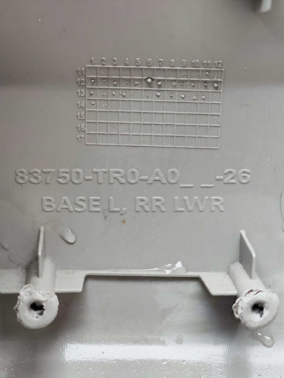 Forro porta TRAS ESQUERDA 83750TR0A0 Honda Civic 2013 A 2015 - Imagem 7