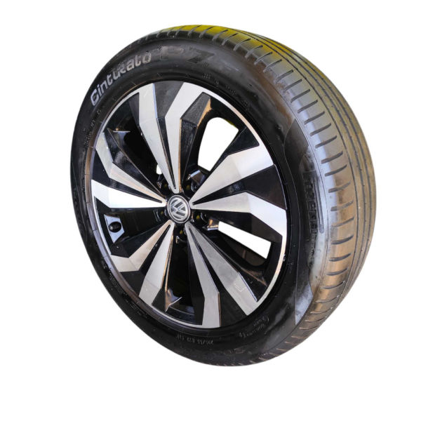 Roda aro 17 C/Pneu 205/55 Vw T-cross 2020 a 2022 C/Detalhe - Imagem 3