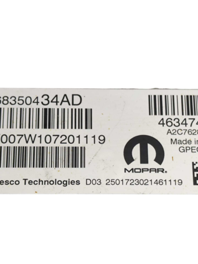 Módulo Injeção 68350434ad Jeep Compass 2021 2022 2023 - Imagem 6