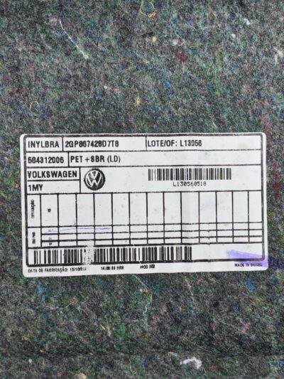 Forro Lateral Dir Mala VW T-cross 2020 A 2023 2gp867428d7t8 - Imagem 5