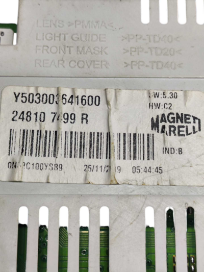 Painel Instrumentos 248107499r Renault Kwid 2019 2020 2021 - Imagem 8