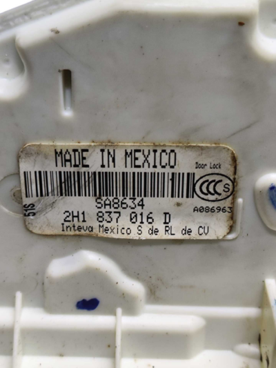 Fechadura Porta Diant Direita Vw Amarok 3.0 2017 2018 2019 - Imagem 6