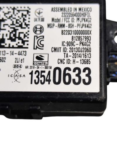 MODULO ALARME 13540633 CHEVROLET Equinox 1.5 2021 2022 2023 - Imagem 8