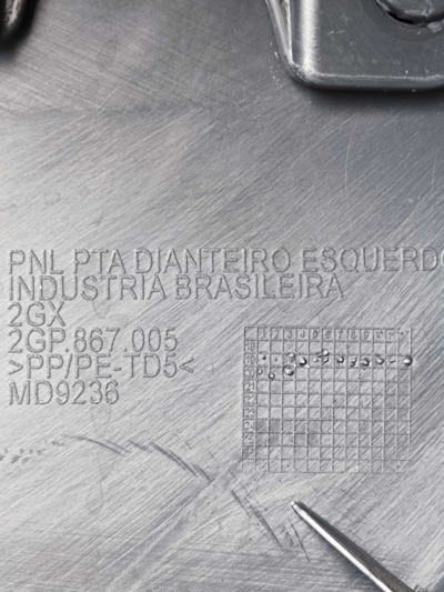 Forro Porta Diant Esq VW T-cross Tsi 2020 A 2022 2gp867005 - Imagem 9