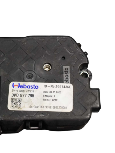 Motor teto solar 3vd877795 Volkswagen Tcross Tsi 2020 a 2022 - Imagem 3