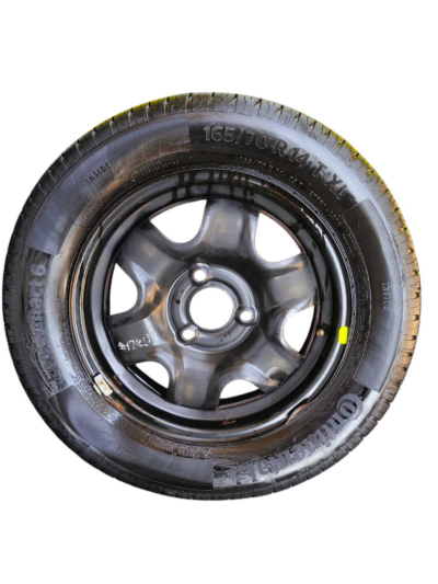 Roda Aro 14 C/Pneu 165/70 Renault Kwid 2019 a 2021 3 Furos