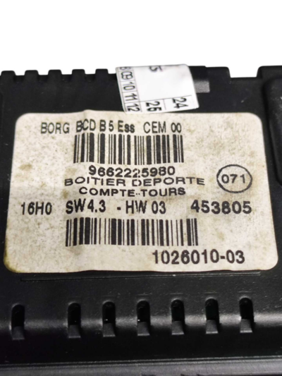 Display Multifuncional 9662225980 Citroën C4 Pallas 2008/13 - Imagem 3
