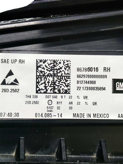 Lanterna Tampa Tras Direita 86786016 Gm Equinox 2022 a 2024 - Imagem 6