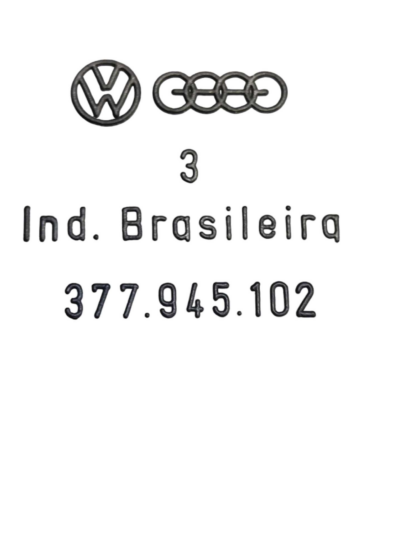 Moldura Lanterna Tras Dir 377945102 Vw Gol G3 2000 2001 2002 - Imagem 3