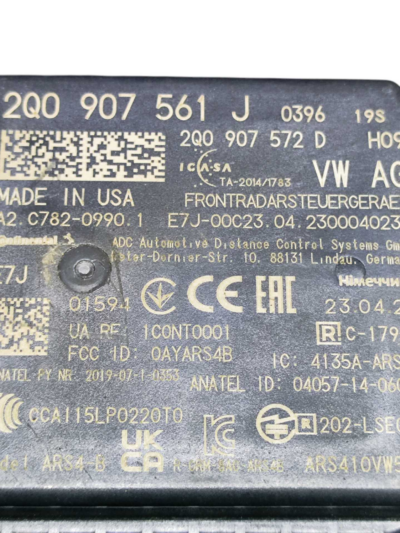 sensor estacionamento 2q0907561j VW NIVUS 2020 A 2023 - Imagem 3