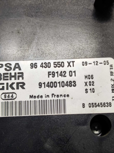 COMANDO AR CONDICIONADO 96430550XT PEUGEOT 206 2004 A 2009 - Imagem 4