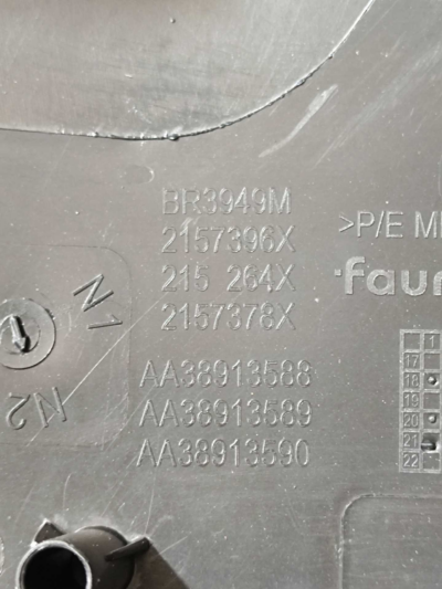 Moldura Coluna Aa38913588 Citroen C4 Cactus 2021 2022 2023 - Imagem 5