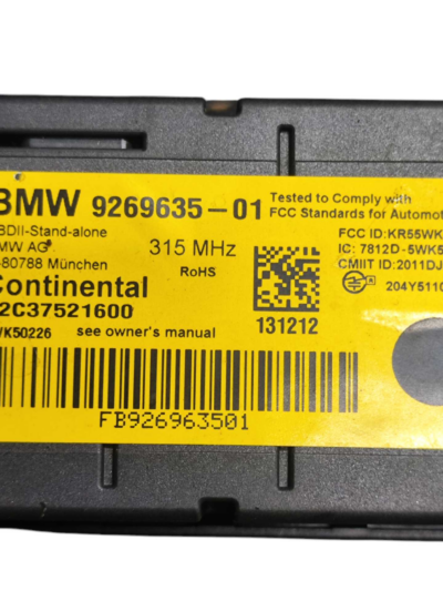 MÓDULO RECEPTOR ALARME 926963501 BMW 320i 2013 2014 2015 - Imagem 4