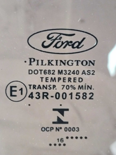 VIDRO PORTA DIANTEIRA DIREITA FORD ECOSPORT 2016 2017 2018 - Imagem 5