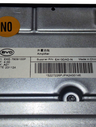 MÓDULO AMPLIFICADOR SOM EKE7909100P BYD SEAL 2024 2025 - Imagem 3