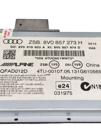 TELA DISPLAY MULTIMÍDIA QFAD012D AUDI A3 2012 2013 2014 - Imagem 10