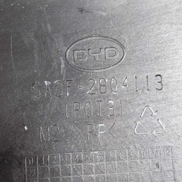 PARACHOQUE SPOILER TRAS BYD SONG PLUS 2023 2024 C/DETALHE - Imagem 10