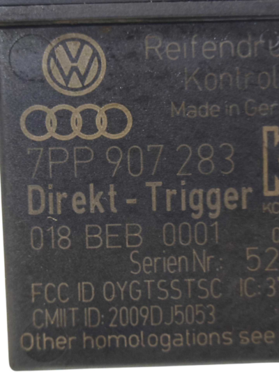 MÓDULO PRESSÃO PNEUS 7PP907283 VW TOUAREG 3.6 V6 2013 A 2018 - Imagem 6