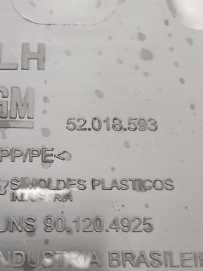FORRO PORTA TRASEIRA ESQUERDA 52018593 GM SPIN 2013 A 2018 - Imagem 8
