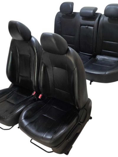 JOGO BANCO COURO HYUNDAI I30 1.8 2013 2014 2015 2016 PRETO - Imagem 3