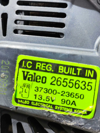 ALTERNADOR 2655635 HYUNDAI I30 1.8 2009 2010 A 2012 - Imagem 7