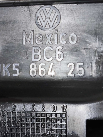 APOIO BRAÇO CENTRAL 1K5864251C VOLKSWAGEN JETTA 2007 A 2010 - Imagem 8