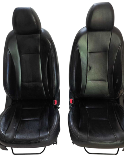 JOGO BANCO COURO HYUNDAI I30 1.8 2013 2014 2015 2016 PRETO - Imagem 4