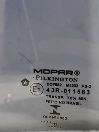VIDRO PORTA TRASEIRA DIREITA FIAT PULSE TURBO 2022 A 2024 - Imagem 6