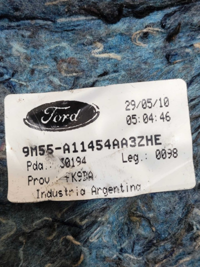 FORRO ASSOALHO 9M55A11454 FORD FOCUS 2.0 2009 A 2013 SEDAN - Imagem 6