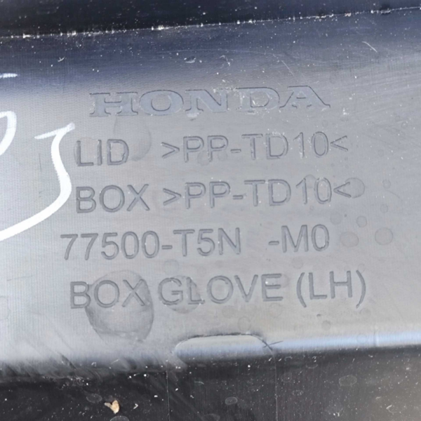 PORTA LUVAS COMPLETO 77500T5N HONDA FIT 1.5 2015 2016 A 2020 - Imagem 7