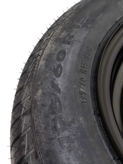 RODA ESTEPE ARO 15 C/PNEU CITROEN C3 TENDANCE 2014 A 2021 - Imagem 5