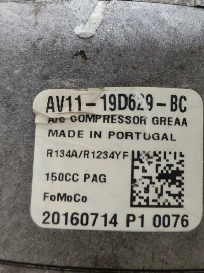 COMPRESSOR AR COND AV1119d629 FORD ECOSPORT 2013 A 2017 - Imagem 9