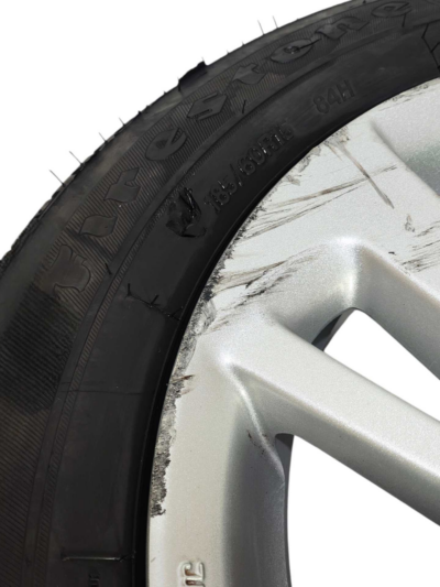 RODA ARO 15 C/PNEU HONDA FIT 1.5 2015 A 2017 C/DETALHE - Imagem 7