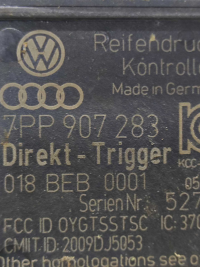 MÓDULO PRESSÃO PNEUS 7PP907283 VW TOUAREG V6 2013 A 2018 - Imagem 5