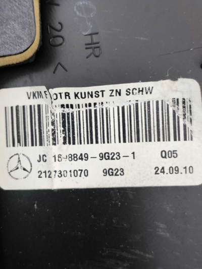 FORRO PORTA TRASEIRO DIREITO MERCEDES W212 E350 2010 A 2012 - Imagem 7
