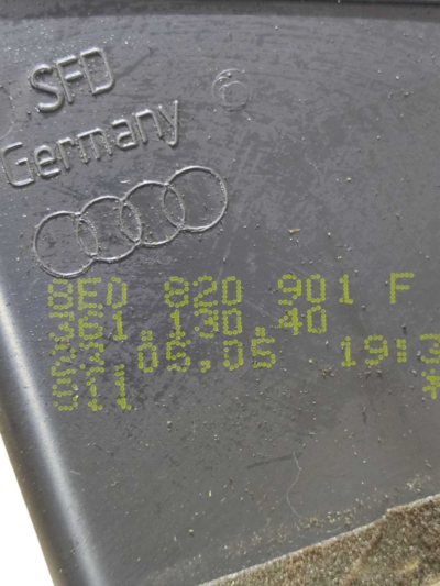 DIFUSOR AR ESQUERDO 8E0820901F AUDI A4 2004 2005 A 2008 - Imagem 4