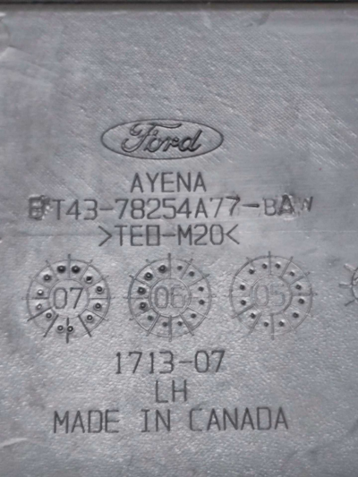 SOLEIRA PORTA TRASEIRA ESQUERDA FORD EDGE 3.5 6V 2013 A 2015 - Imagem 9