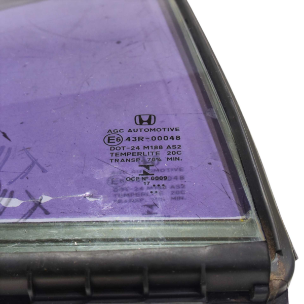 VIDRO FIXO TRASEIRO DIREITO HONDA CITY 2015 2016 A 2020 - Imagem 2