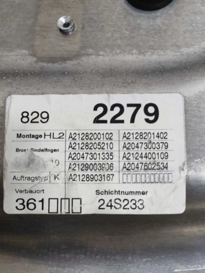 MÁQUINA VIDRO TRASEIRO ESQUERDO MERCEDES C280 2010 2011 2012 - Imagem 9