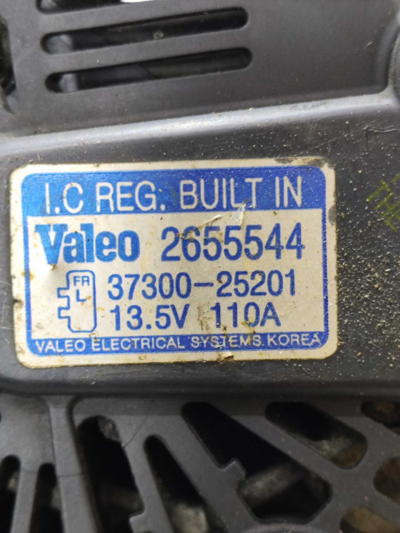 ALTERNADOR 3730025201 HYUNDAI IX35 2.0 2010 2011 A 2016 - Imagem 6