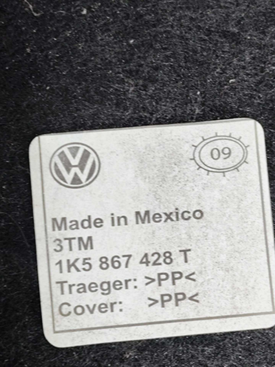 FORRO LATERAL DIR PORTA MALAS VW JETTA 2009/2011 1k5867428 - Imagem 9