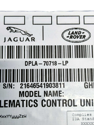 MÓDULO TELEMÁTICO RANGE ROVER SPORT 2013 A 2016 DPLA70718LP - Imagem 4